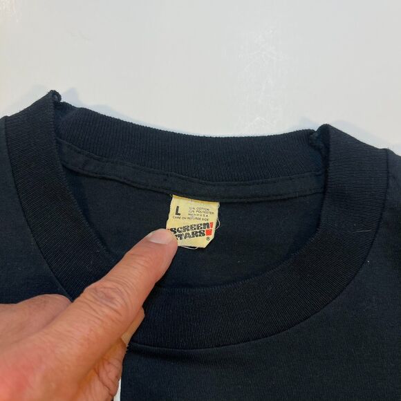 Vintage MICHAEL BOLTON Concert TEE T SHIRT Sz Mens L Screen Stars 1990 90's - Picture 4 of 5